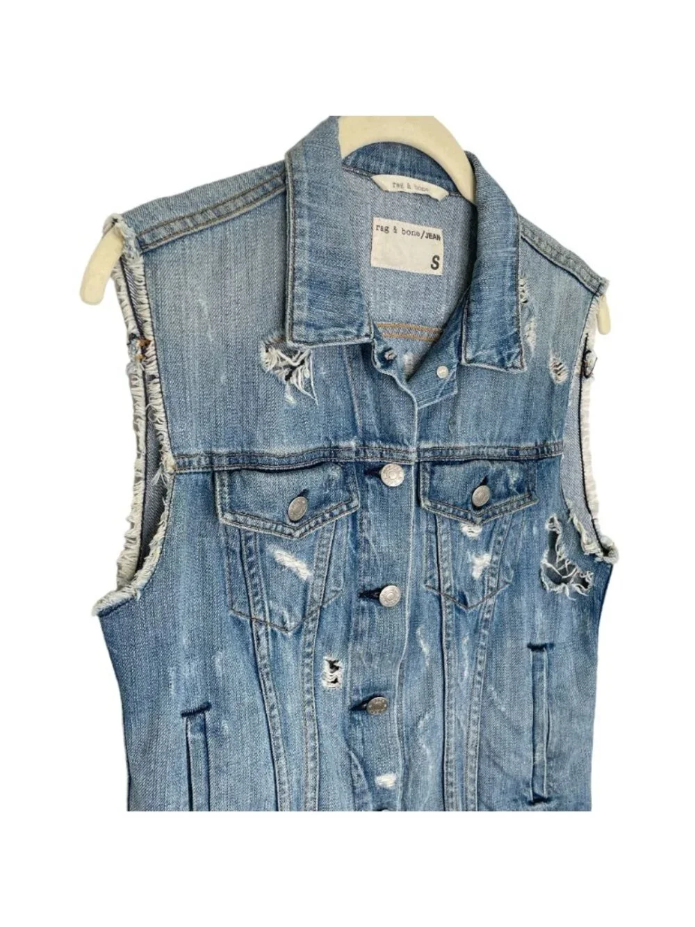 rag & bone tattered details